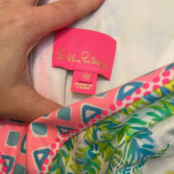 Palm Beach Tree Lilly Pulitzer Dress Sz 10 - Picture 4 of 4